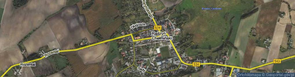 Zdjęcie satelitarne Dąbrowskich ul.